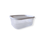 Μπολ ορθογώνιο με καπάκι Γκρι 16*23cm-2500ml