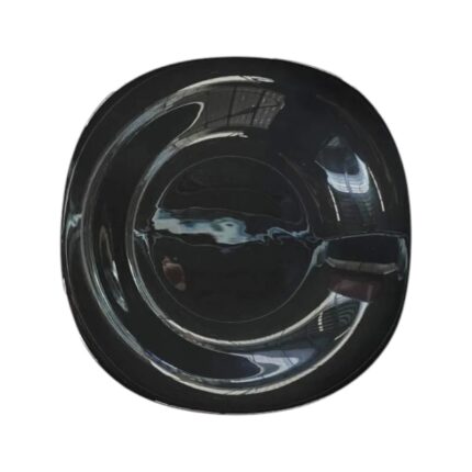 Πιάτο βαθύ τετράγωνο μαύρο 23 εκ. από opal – ιδανικό για ζυμαρικά, σούπες ή σαλάτες-klarakis