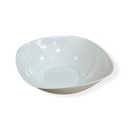 Σαλατιέρα τετράγωνη λευκή 25x8 εκ – μοντέρνο μπολ για σαλάτες, φρούτα και σερβίρισμα-klarakis