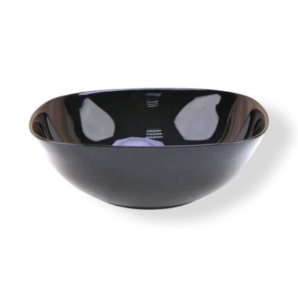 Σαλατιέρα τετράγωνη μαύρη 25x8 εκ – μοντέρνο μπολ για σαλάτες, φρούτα και σερβίρισμα-klarakis