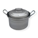 Χύτρα αλουμινίου με δύο μεταλλικά χερούλια και καπάκι-klarakis