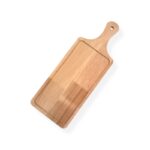 Ξύλινη σανίδα κοπής 40x14cm Klarakis - φυσικό ξύλο με χερούλι για κοπή & σερβίρισμα