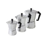 Καφετιέρα moka pot αλουμινίου Bispelendente 3 φλιτζανιών –klarakis