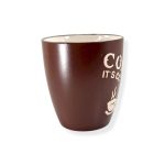 Κούπα καφέ κεραμική Coffee Time 200ml καφέ -klarakis