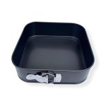Αντικολλητική ορθογώνια φόρμα για κέικ 22x22x6,7cm με κλείδωμα -klarakis