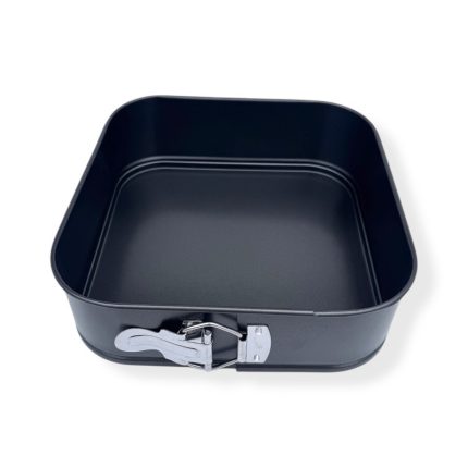 Αντικολλητική ορθογώνια φόρμα για κέικ 22x22x6,7cm με κλείδωμα -klarakis