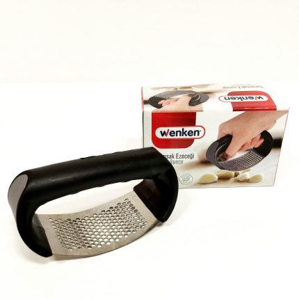 πρέσα σκόρδου χειρός ανοξείδωτη με εργονομική λαβή -klarakis