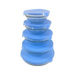 γυάλινα μπολ με καπάκι σετ 5 τεμαχίων 10-12-14-16-18cm-klarakis