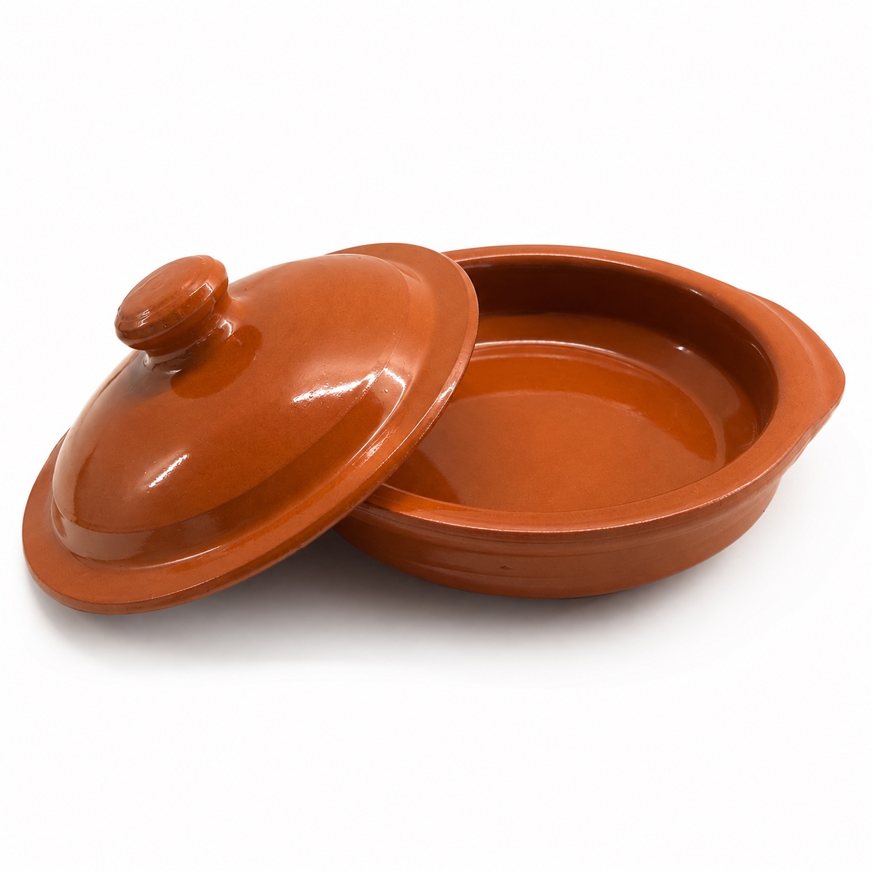 giouvetsi-pilino-me-kapaki-plaino-18cm Γιουβέτσι πήλινο 18x3,5cm με κλειστό καπάκι - klarakis
